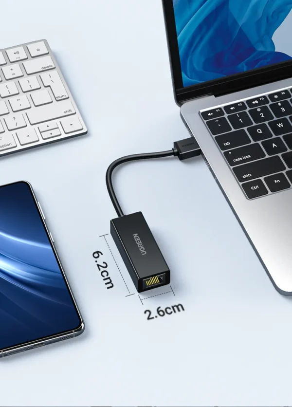UGREEN USB 3.0 to 1000Mbps Gigabit Ethernet Adapter - Image 6