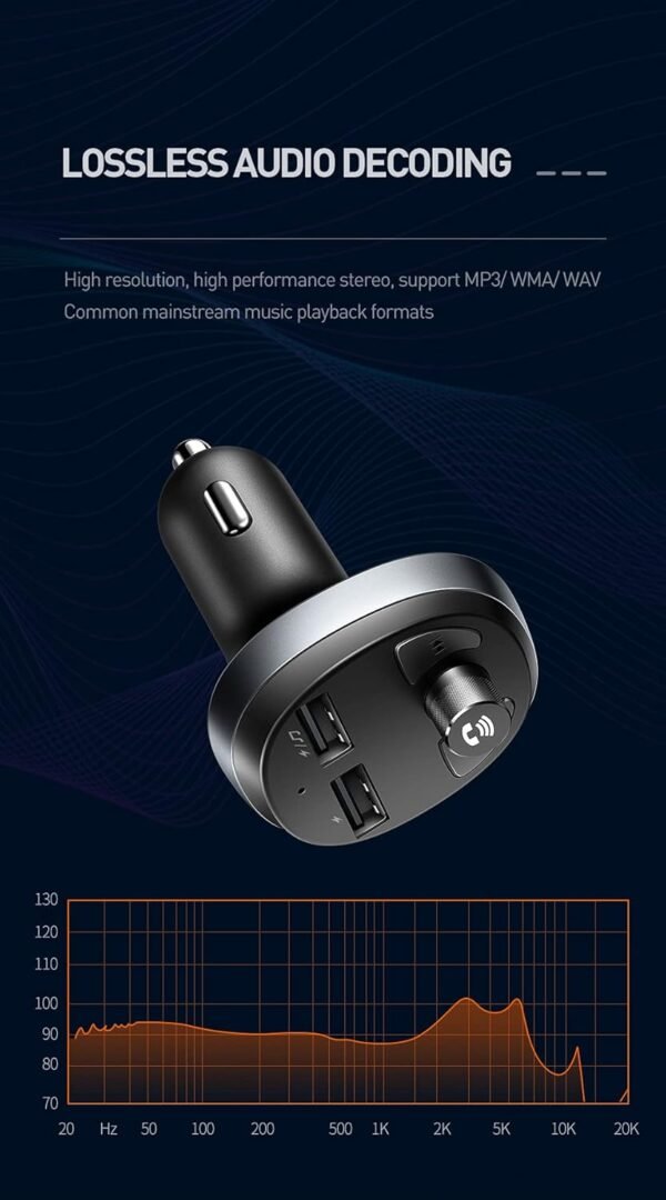 Mcdodo Bluetooth FM Transmitter Car Charger - Image 3