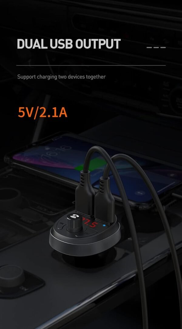 Mcdodo Bluetooth FM Transmitter Car Charger - Image 7