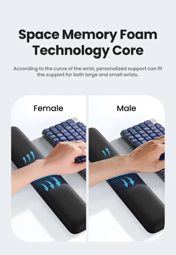 UGREEN Ergonomic Keyboard Wrist Rest Pad - Image 7