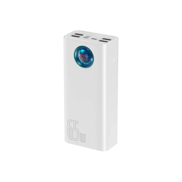 Baseus Amblight 30000mAh 65W Power Bank - White - Image 4