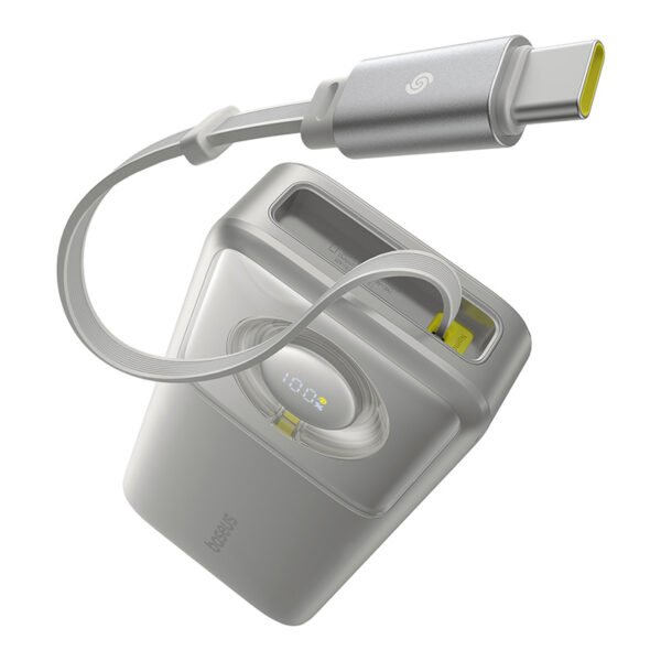 Baseus Free2Pull 65W 20000mAh Power Bank with Retractable Cable - Image 2