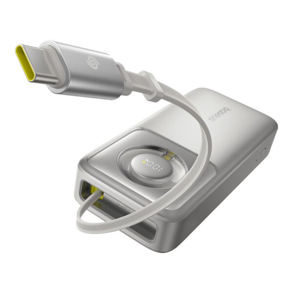 Baseus Free2Pull 65W 20000mAh Power Bank with Retractable Cable - Image 4