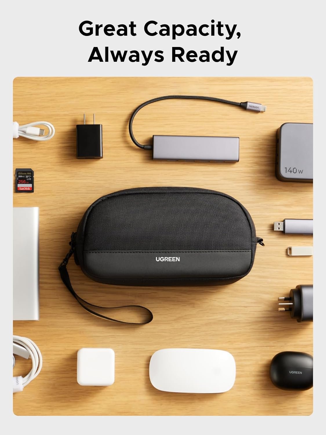 UGREEN Electronics Accessories Travel Organizer - Image 3