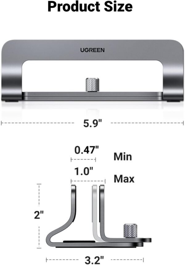 UGREEN Vertical Laptop Stand - 20471 - Image 5