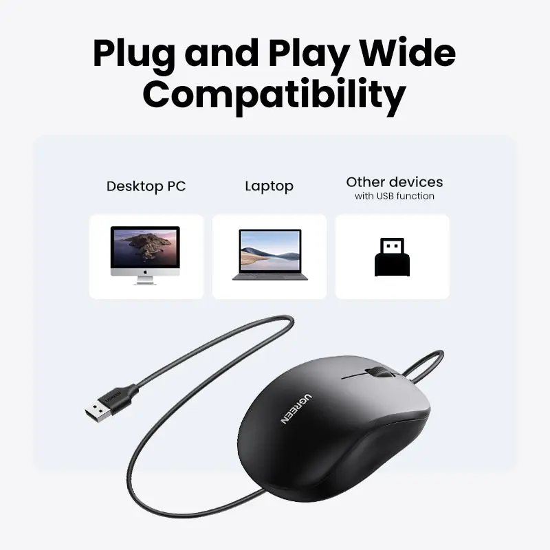 UGREEN Wired Mouse - 90789 - Image 5