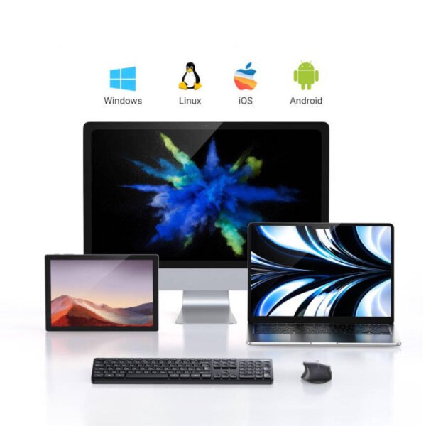 UGREEN Wireless Keyboard and Mouse Combo – 35740 - Image 9