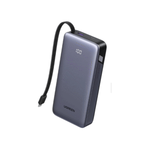 UGREEN Nexode 45W 20000mAh Fast Charging Power Bank with Built-in Type- C Cable – PB536 – 55988B
