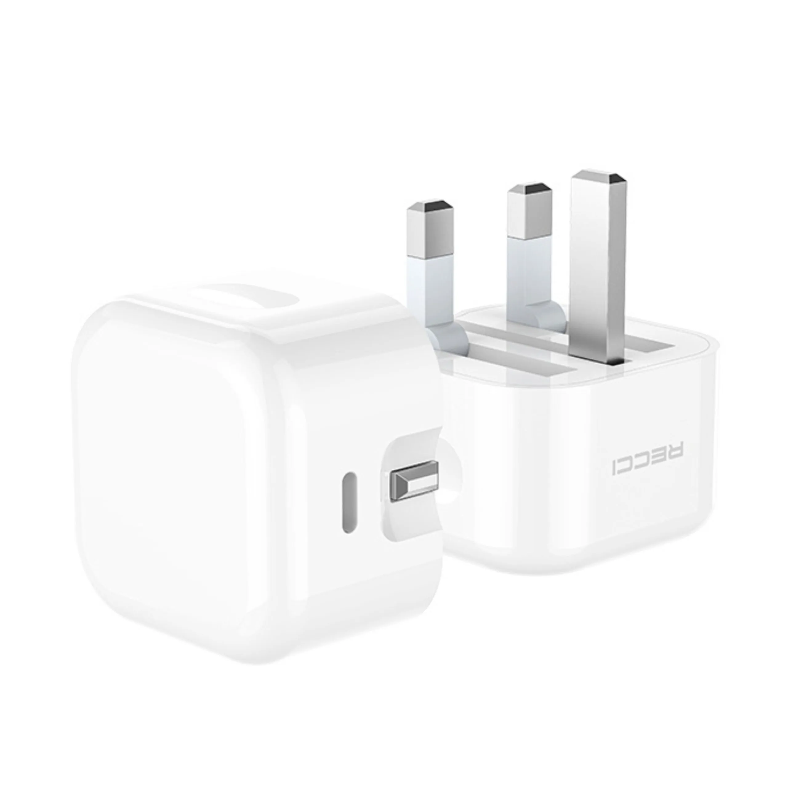 Recci 20W PD Fast Charger with Type-C to Lightning Cable - Image 3