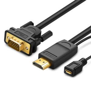 UGREEN HDMI to VGA Converter Cable 1.5 Meter – MM101 – 30449
