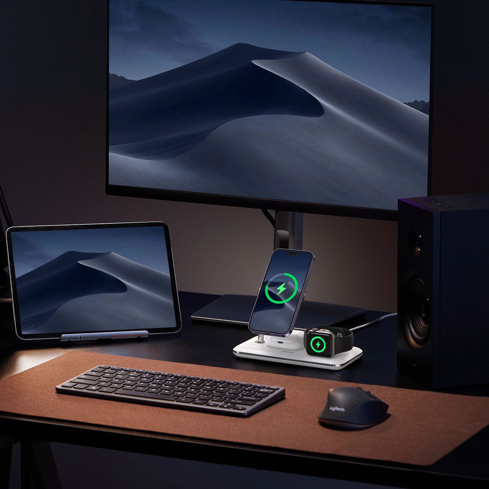 UGREEN 15W 3-in-1 Qi2 Wireless Charger - Image 7