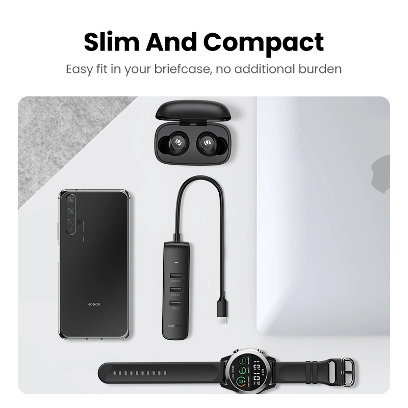 UGREEN Type-C to 4 * USB 3.0 Hub - 10916 - Image 4