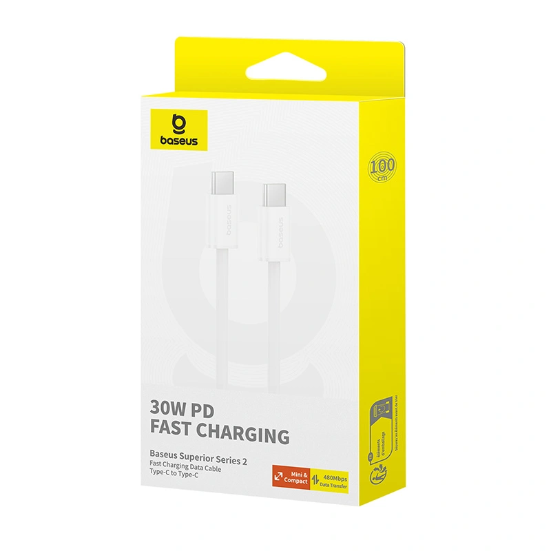 Baseus Superior Series 2 30W 1m Type-C to Type-C Fast Charging Cable - Image 15