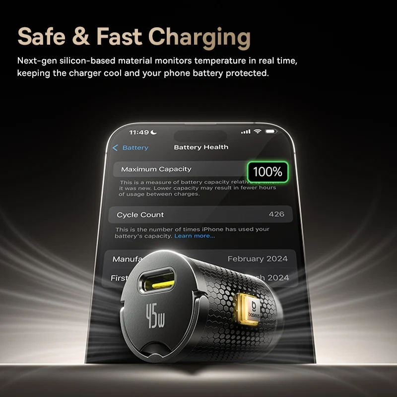 Baseus PrimeTrip VP2 45W Car Charger - Image 8