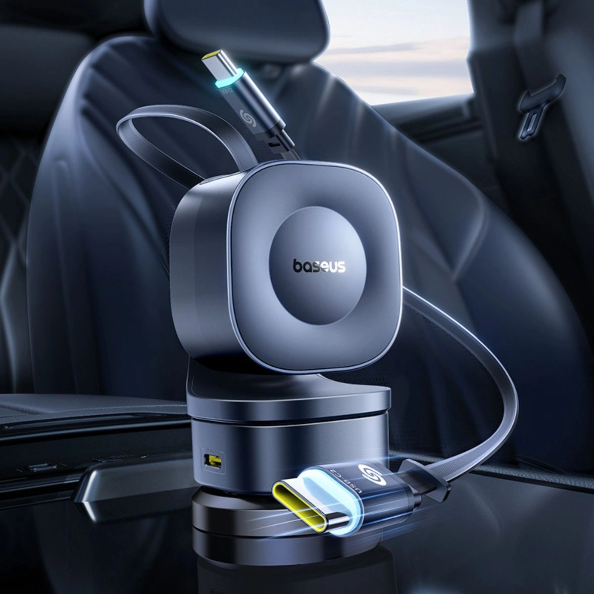 Baseus PrimeTrip VR2 Max 240W Car Charger with Retractable Cable - Image 6