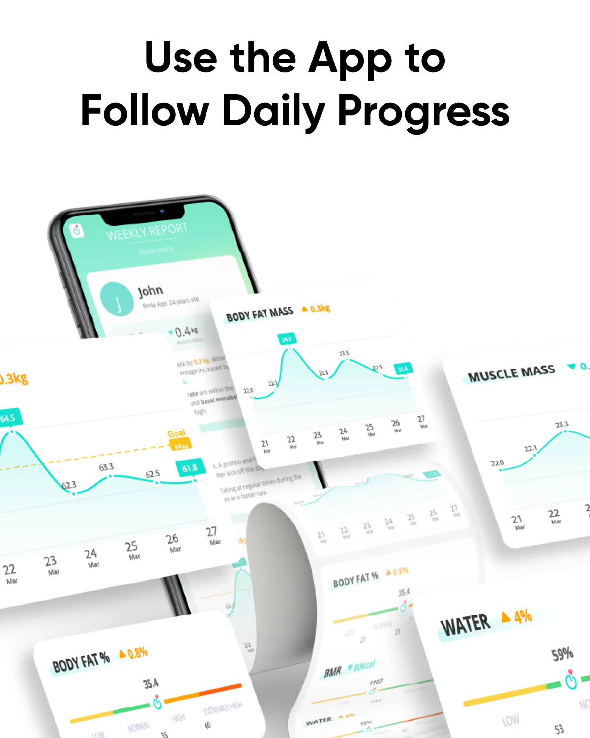 Anker Eufy Smart Scale A1 With Bluetooth - White - Image 6