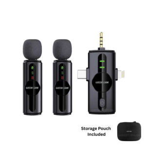 Green Lion GM-80X 3-Level Noise Cancellation Multi-Interface Microphone Type-C, AUX and Lightning