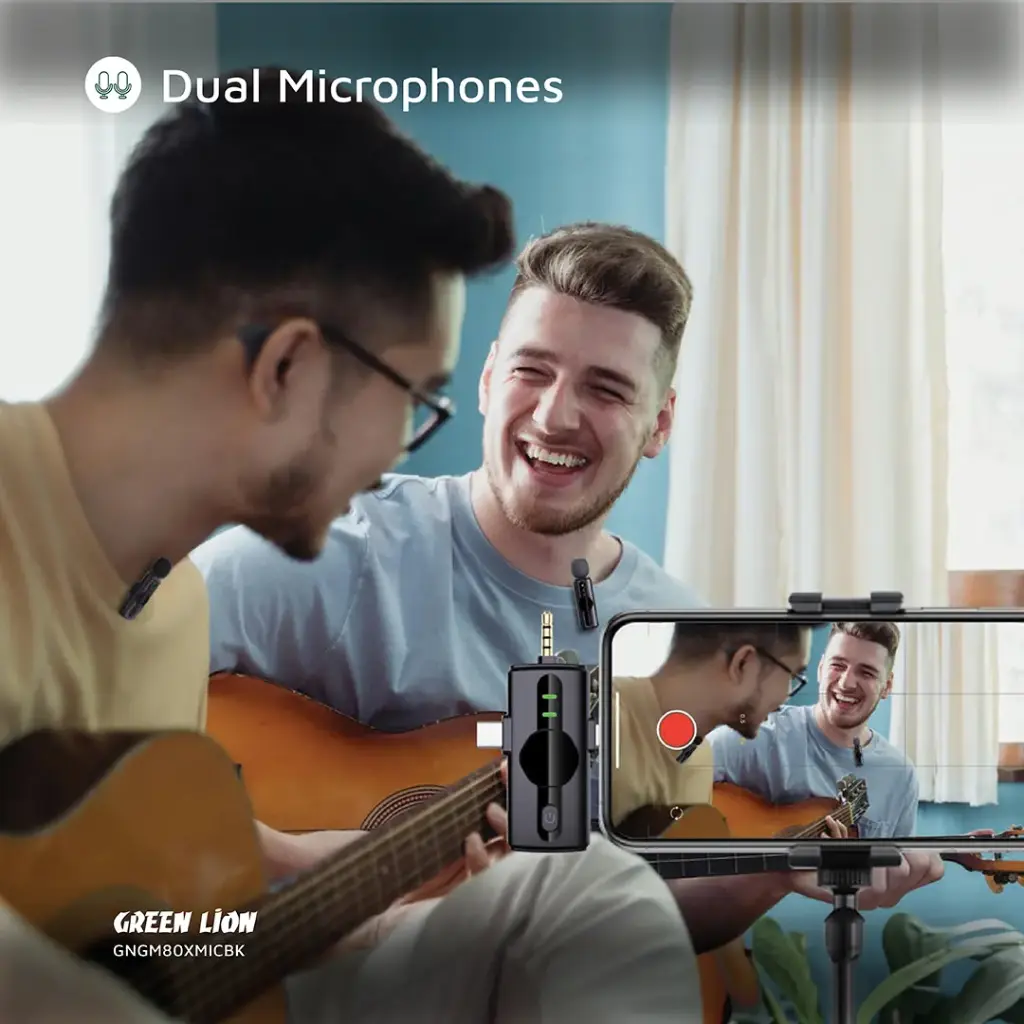 Green Lion GM-80X 3-Level Noise Cancellation Multi-Interface Microphone - Image 9