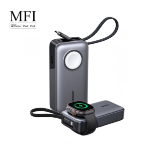 UGREEN 30W 10000mAh Power Bank with Magnetic MFi Certified Apple Watch Charger – PB527 – 55434B