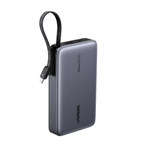 UGREEN 145W 20000mAh Power Bank with Built-in Type-C Cable – PB551 – 55992B