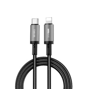 WIWU Titanlink 30W PD 1 meter USB-C to Lightning Fast Charging Nylon Braided Cable - Wi-C056