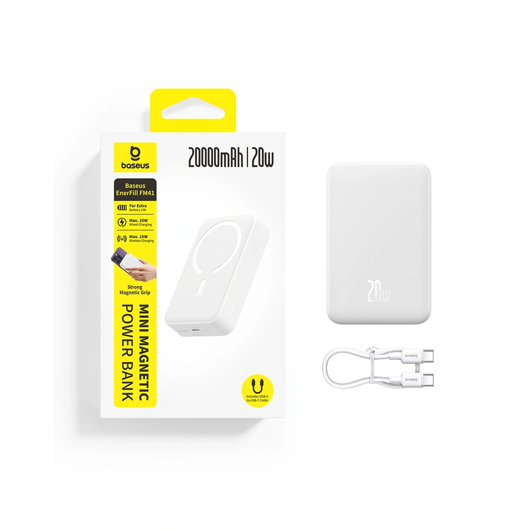 Baseus EnerFill FM41 20W 20000mAh Mini Magnetic Power Bank - Image 10