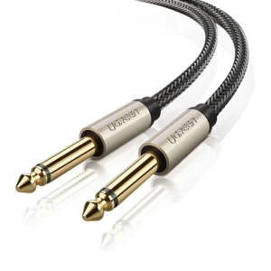 UGREEN 6.5mm Male to Male 3 Meter Audio Cable (Gray) – AV128 – 10639