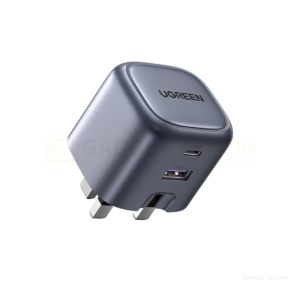 UGREEN Nexode 35W 2-Port (USB-C + USB-A) GaN Fast Charger (Foldable UK Pin) – CD350 – 15540