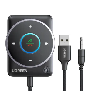 UGREEN 3.5mm Bluetooth 5.4 Receiver Audio Dual Connection Adapter With USB Power – CM723 – 35002