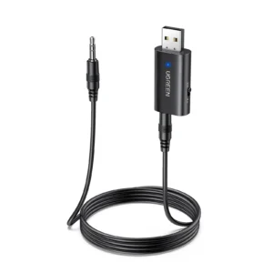UGREEN USB to 3.5mm Bluetooth Transmitter & Receiver Adapter with Audio For Call – CM523 – 60300