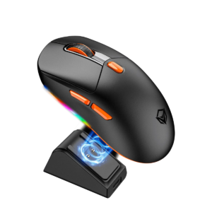 Meetion GW38 Wireless Tri-Mode Gaming Mouse with Magnetic Charging Dock