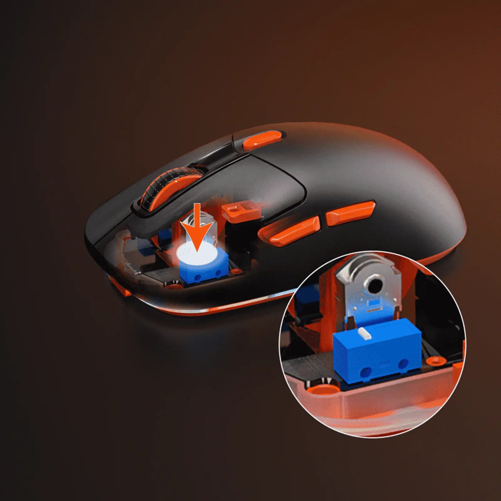 Meetion GW38 Wireless Tri-Mode Gaming Mouse with Magnetic Charging Dock - Image 9