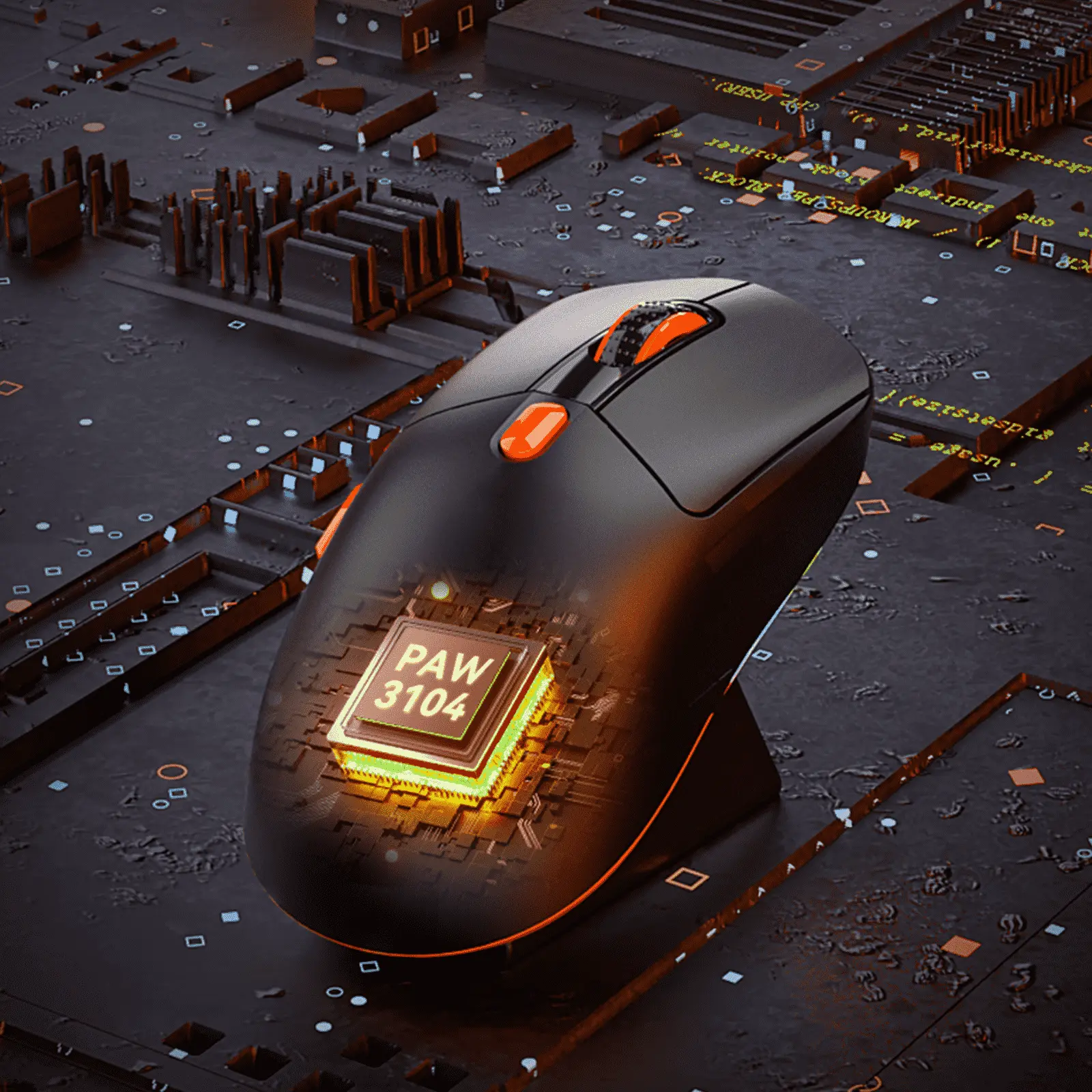 Meetion GW38 Wireless Tri-Mode Gaming Mouse with Magnetic Charging Dock - Image 10