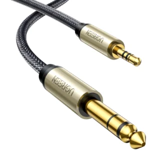 UGREEN 3.5mm to 6.35mm TRS Stereo 3 Meter Audio Cable (Gray) – AV127 – 10629
