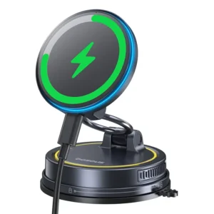 Baseus PrimeTrip VC2 Flex Pro 15W Magnetic Wireless Car Charger Mount Suction Cup Version Cosmic Black – C0013F01