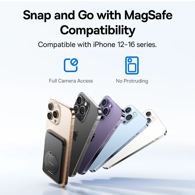 Baseus MagPro 3 Magnetic Wallet Stand - Image 6