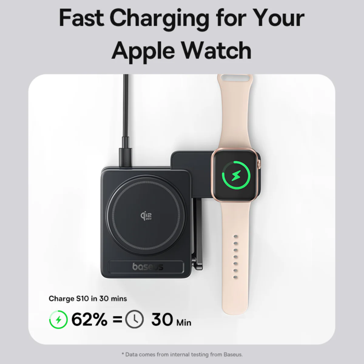 Baseus PicoGo AF21 35W 3-in-1 Qi2.2 Wireless Charger - Image 11