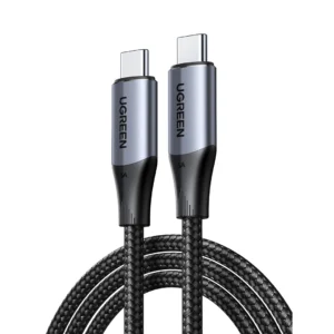 UGREEN 4K@60Hz 240W 1m Type-C to Type-C 3.2 Gen 2 Nylon Braided Cable – US355 – 80150 