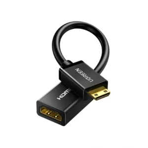 UGREEN Mini HDMI Male to HDMI Female Adapter 22cm – 20134 