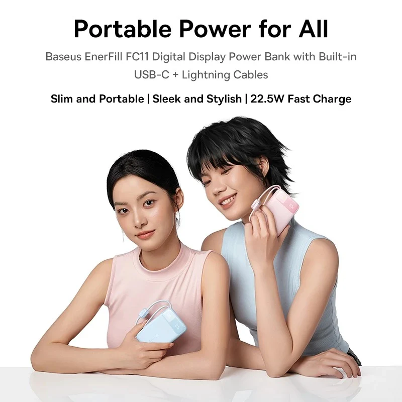 Baseus EnerFill FC11 22.5W 20000mAh Power Bank - Image 2