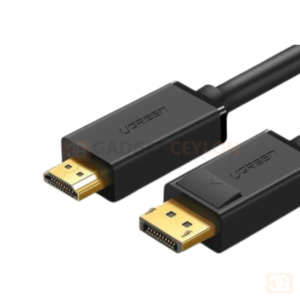 UGREEN DP to HDMI 4K@30Hz 1 Meter Cable (Male to Male) – DP101 – 10238
