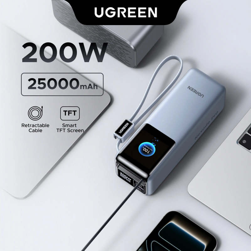 UGREEN Nexode Pro 200W 25000mAh Power Bank - 75702B - Image 14
