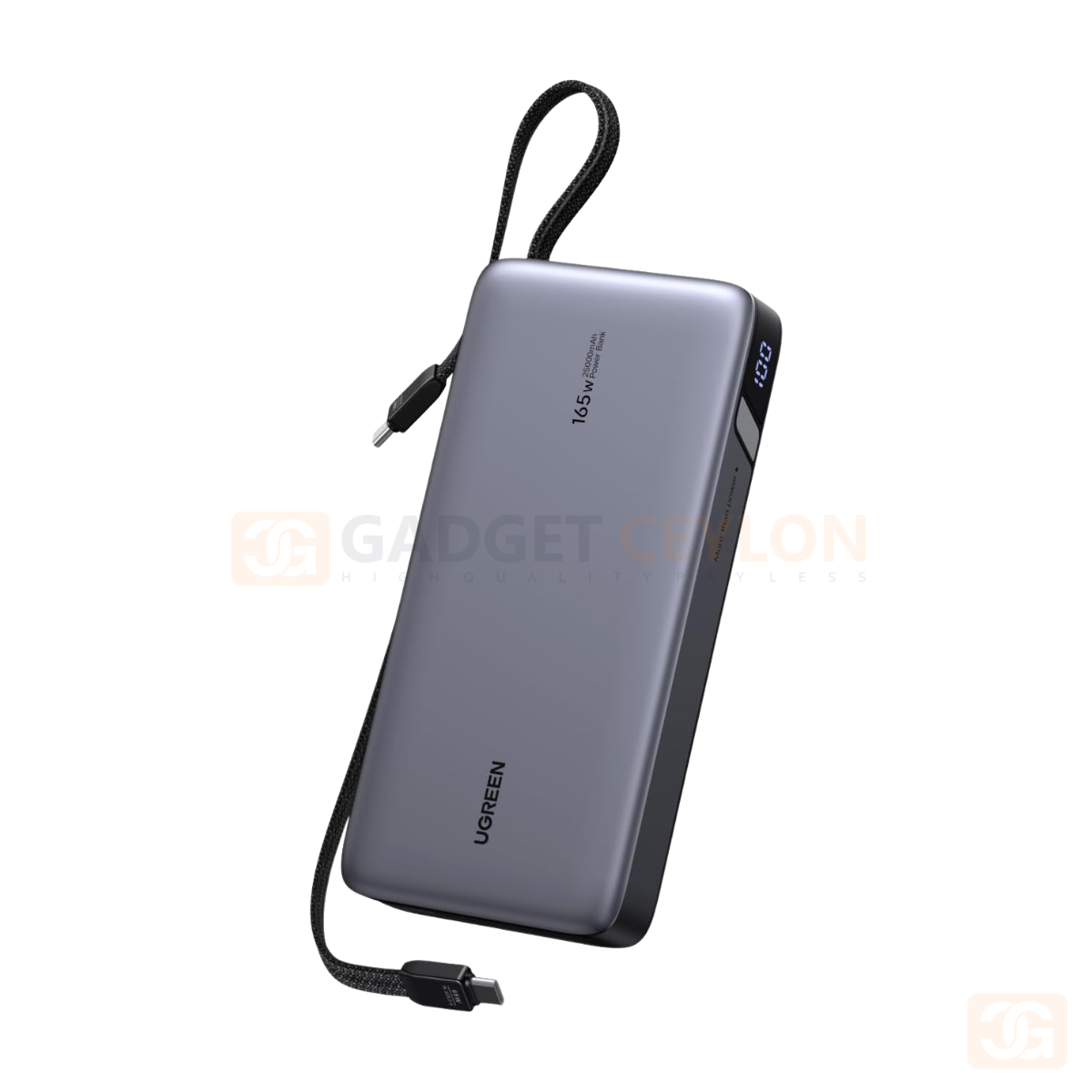 UGREEN 165 W 25000mAh Dual‑Cable Fast Charging Power Bank – PB552 – 55995B