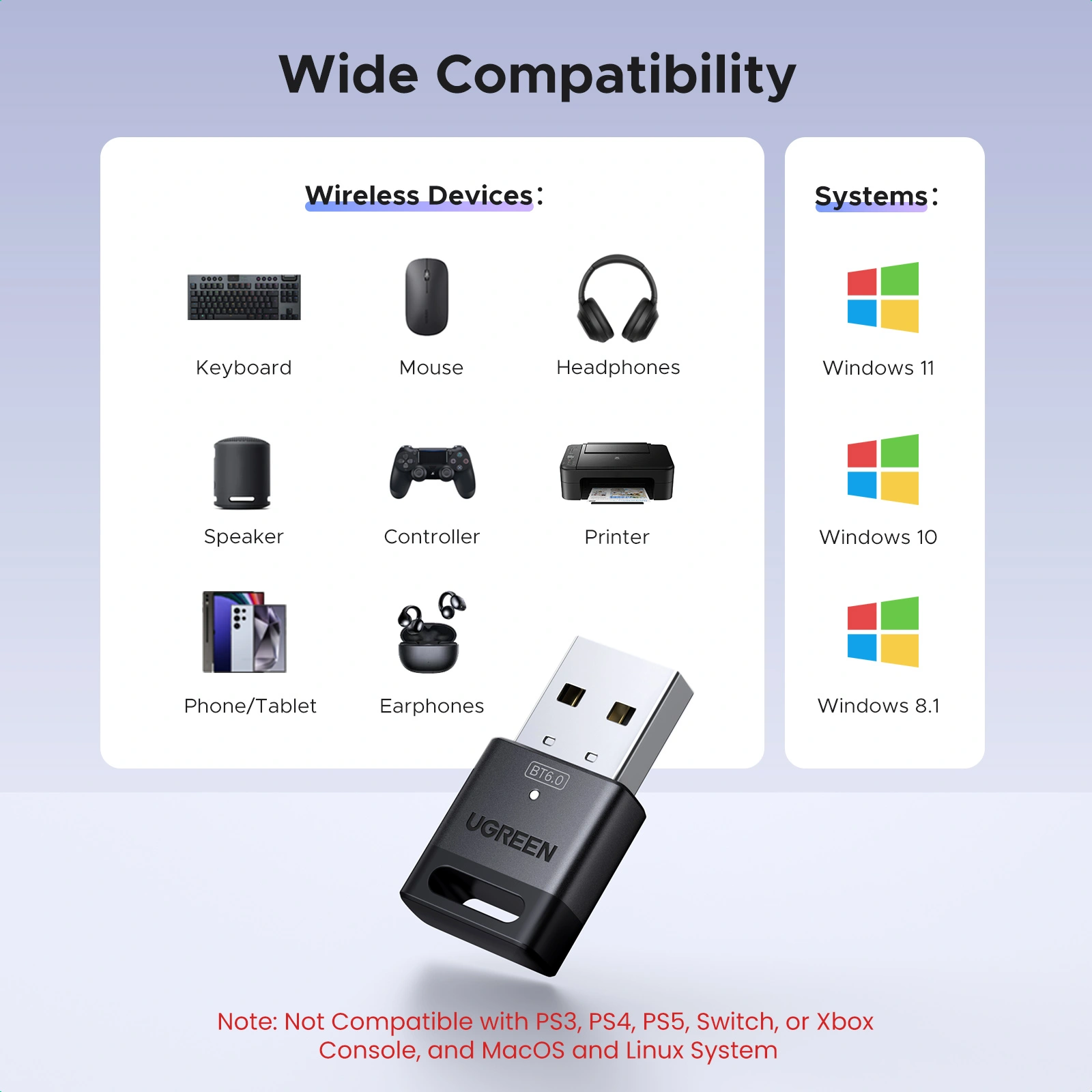 UGREEN Bluetooth 6.0 Adapter – 75073 - Image 9