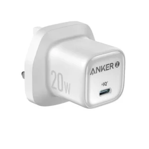 Anker Zolo 20W Compact USB-C GaN PD 3.0 Charger (UK Pin) - White - A2699K21