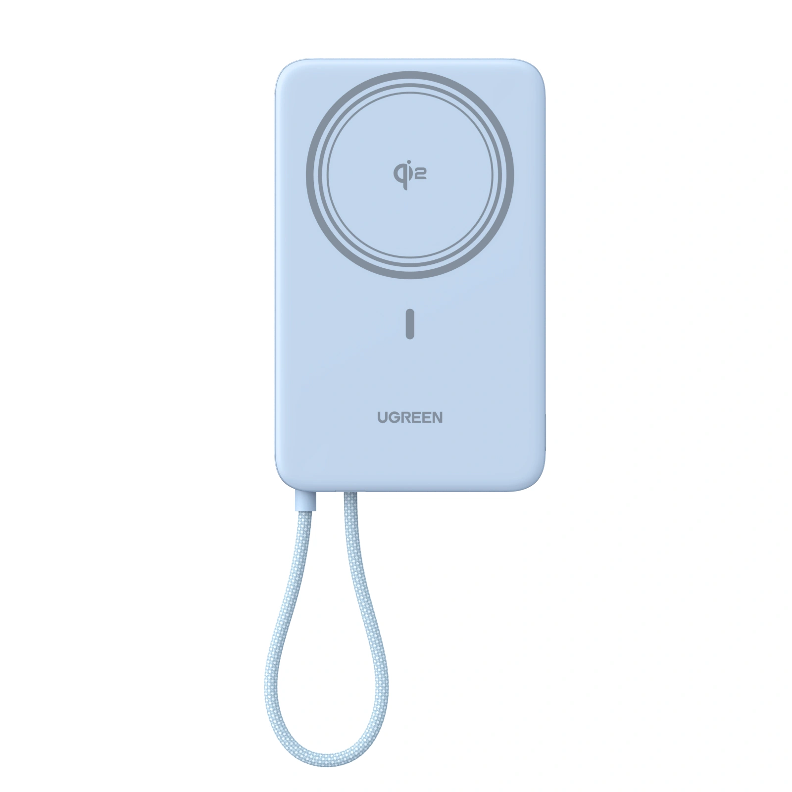 UGREEN Qi2 MagFlow Air 10000mAh 15W Magnetic Power Bank - Blue - Image 4