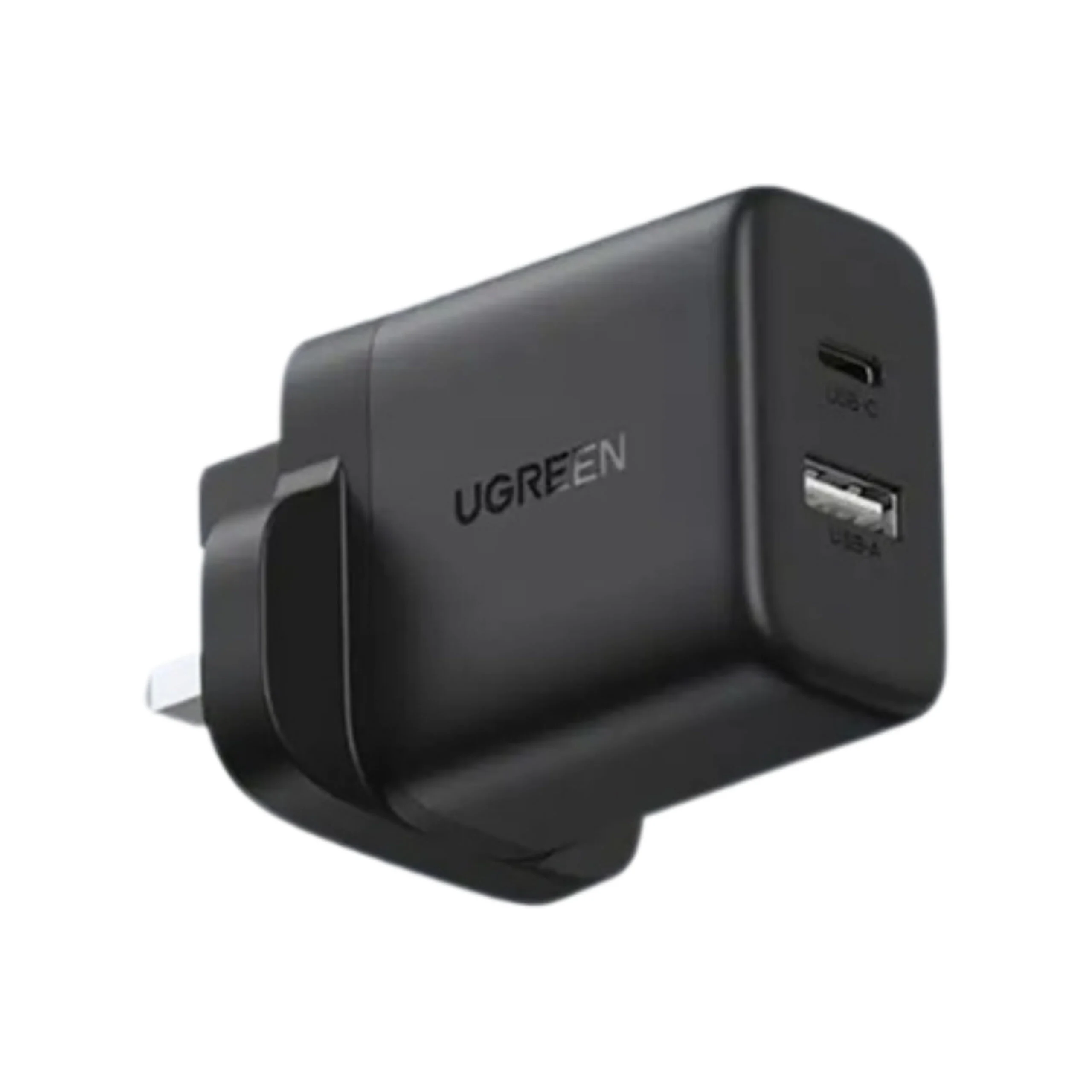 UGREEN 20W 2-Port Fast Charger - Black - Image 2