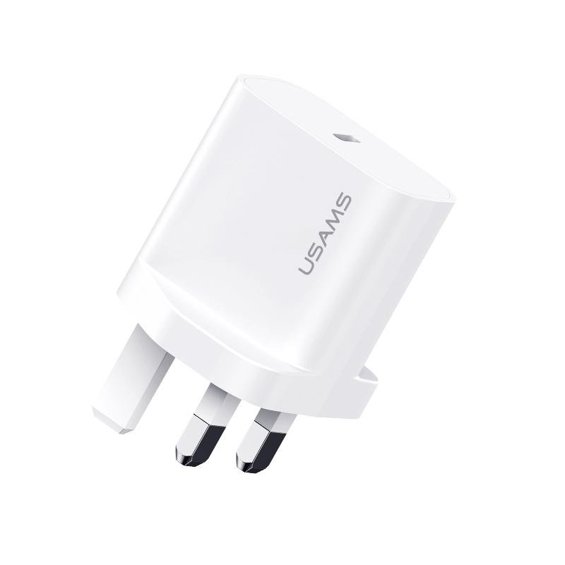 USAMS CC227 T65 PD20W TYPE-C Fast Charger (UK)