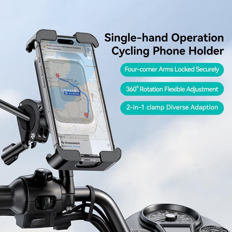 USAMS ZJ082 Full-coverage Cycling Phone Holder - Image 2