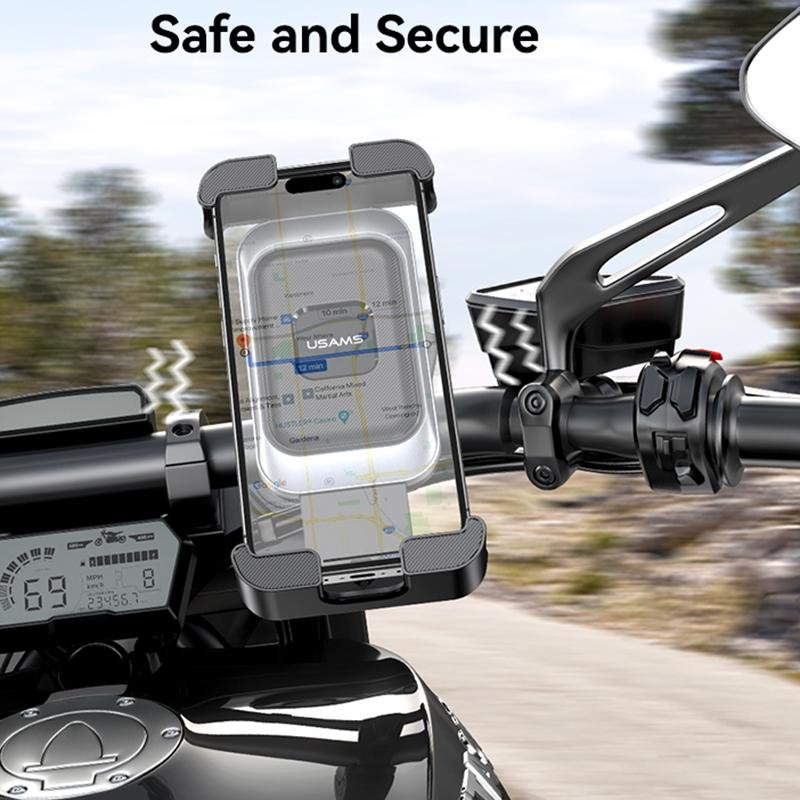 USAMS ZJ082 Full-coverage Cycling Phone Holder - Image 5